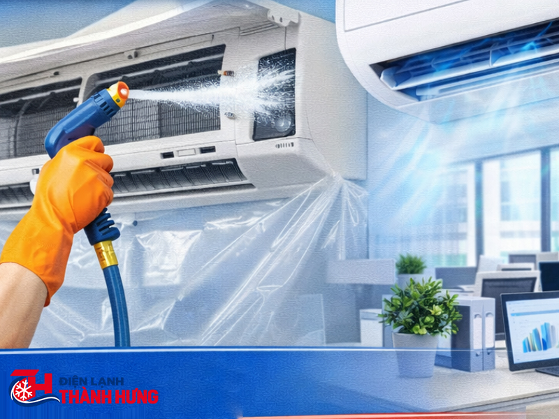 Chăm sóc điều hòa phòng khách có tần suất sử dụng cao