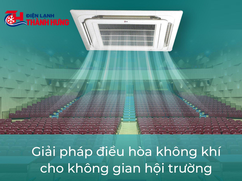 Giải pháp bảo trì điều hòa cho hội trường lớn