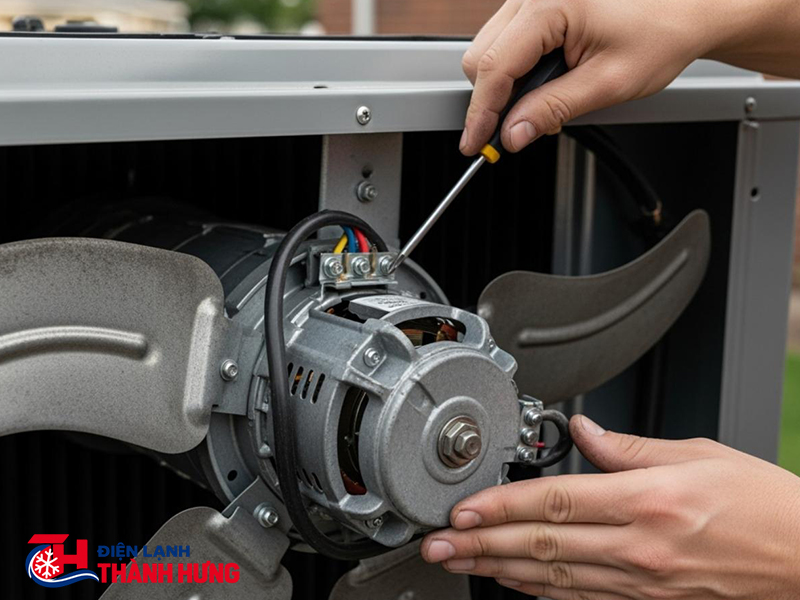 Dấu hiệu motor quạt cục nóng cần thay thế
